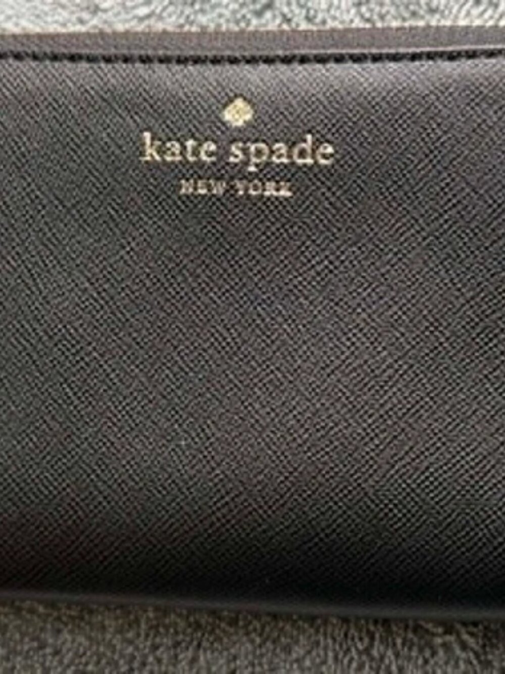 Kate Spade Large Slim L-Zip Wallet – Black